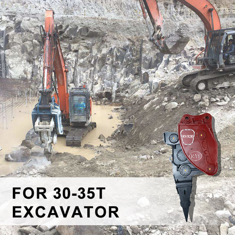 RVR-50 Vibro Ripper for 30-35 Ton Excavator