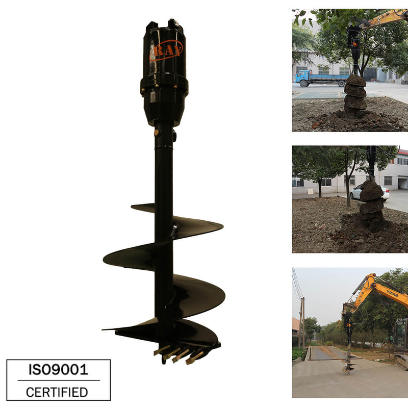 REA7000 model hydraulic Earth Auger drilling