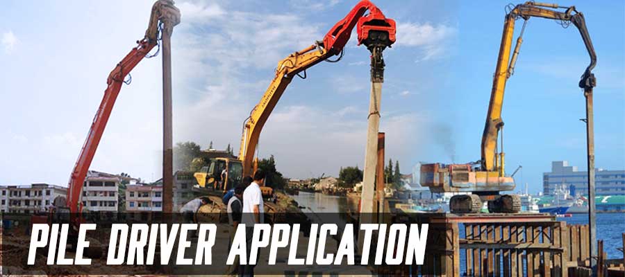 Pile driver use