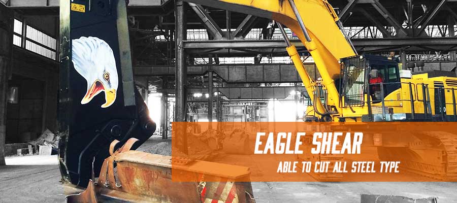 Using-excavator-hydraulic-eagle-shear