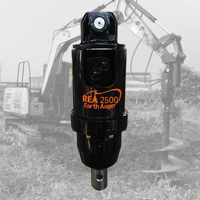 REA2500 Excavator Earth Auger Auger Drill for 1.5-3T Excavator